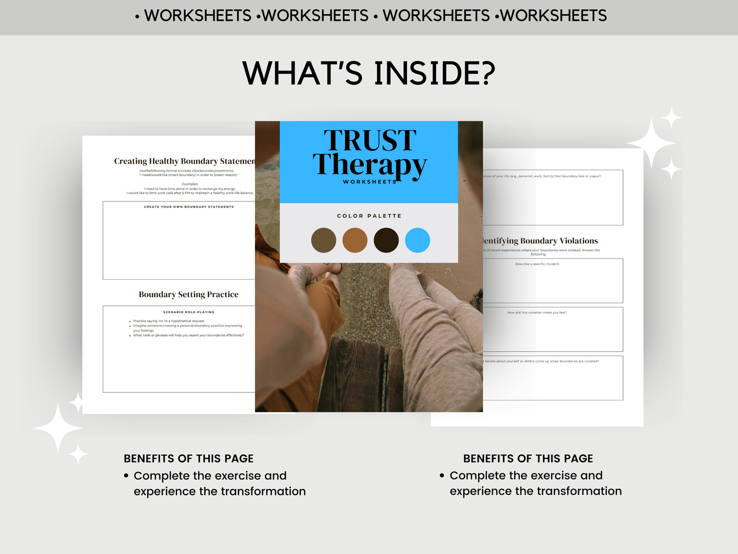 Trust Therapy Worksheets