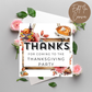 Thanksgiving Thank You Tag