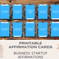 30 Business Startup Affirmation Cards