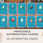 Crystal Affirmation Cards