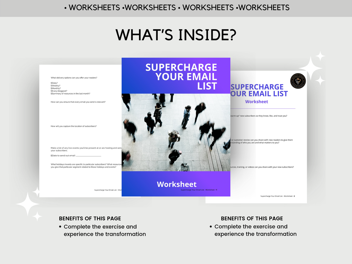 Email Marketing Worksheet