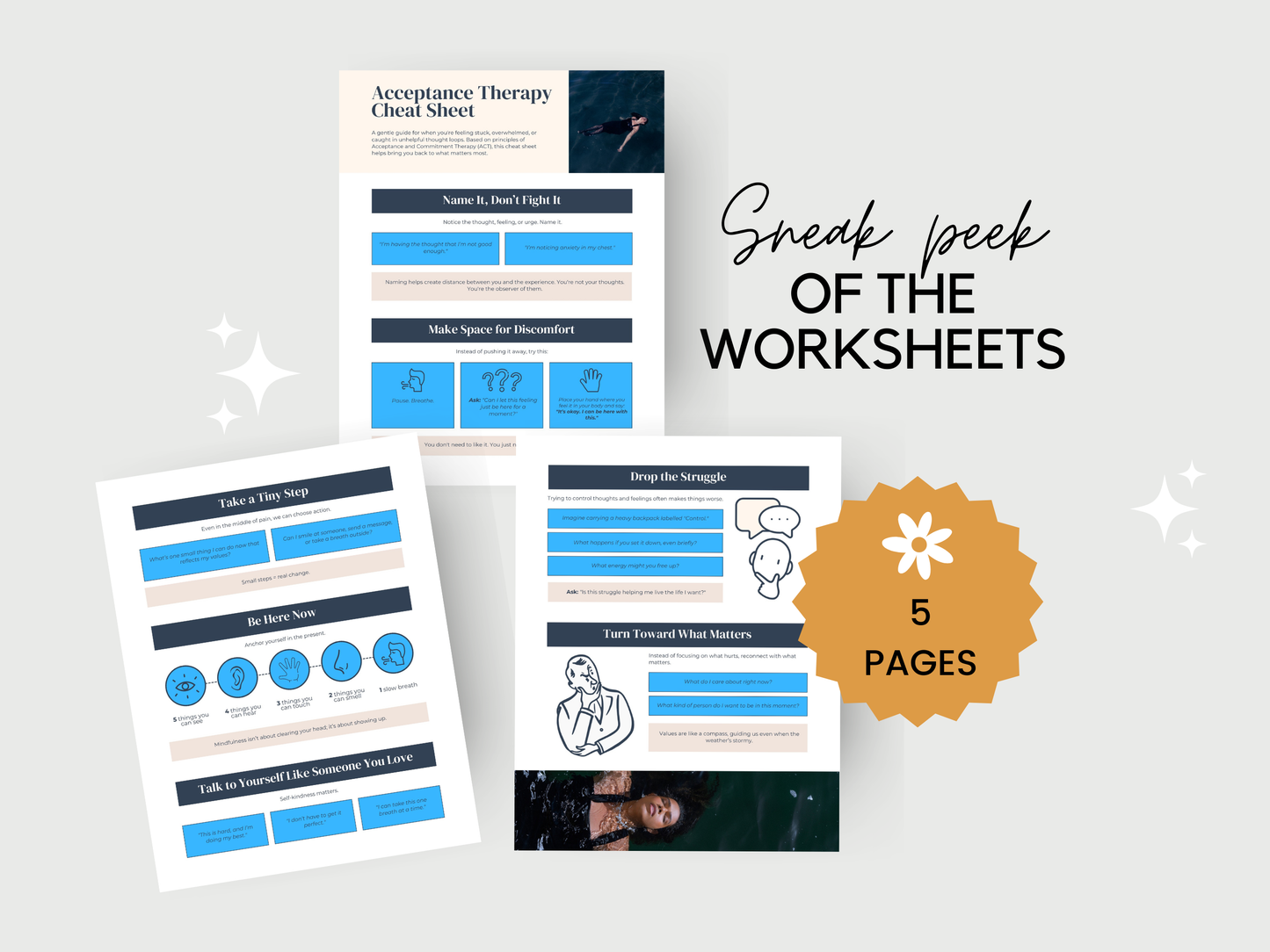 Acceptance Therapy Cheat Sheet