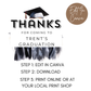 Graduation Thank You Tag