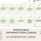 25 Healthcare Worker Affirmation Cards