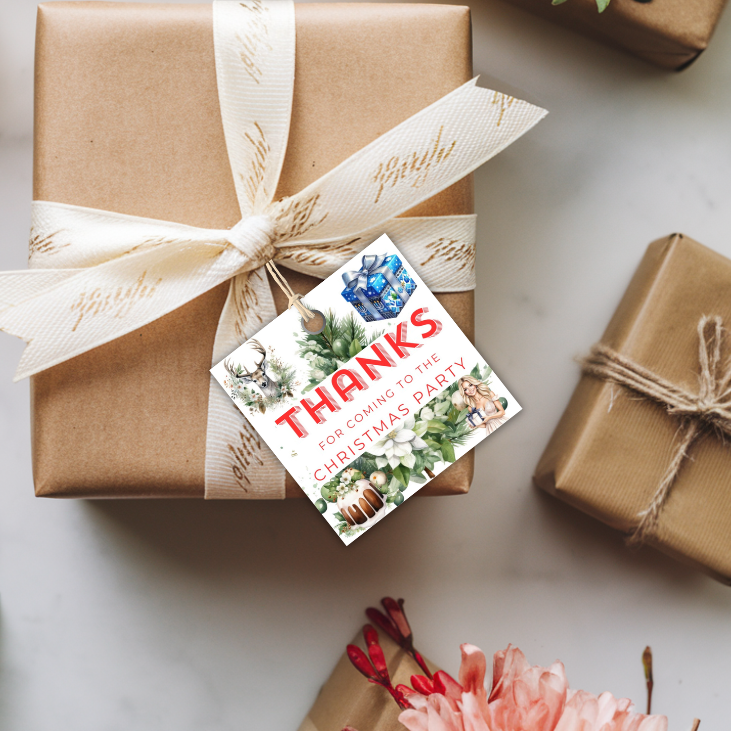 Christmas Thank You Tag