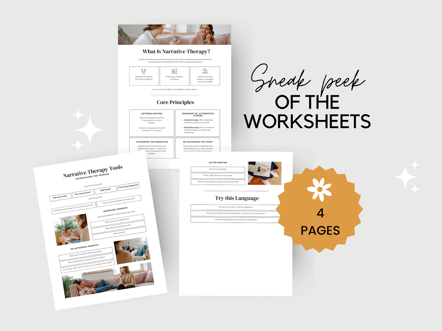 Narrative Therapy Cheat Sheet