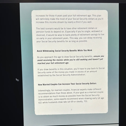 Income Boost Blueprint Making The Most of Your Social Security Benefits