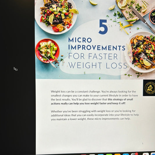 Five Micro Improvements For Faster Weight Loss