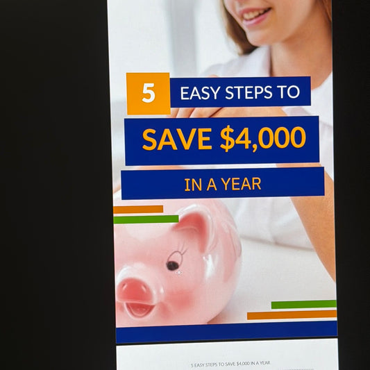 Five Easy Steps To Save $4000 In A Year