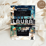 50th Birthday Female Invitation