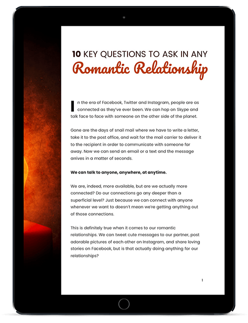10 Key Questions To Ask In Any Romantic Relationship Landing Page