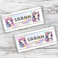 6th Birthday Chocolate Bar Wrapper Female