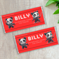 9th Birthday Chocolate Bar Wrapper