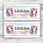 6th Birthday Chocolate Bar Wrapper Female