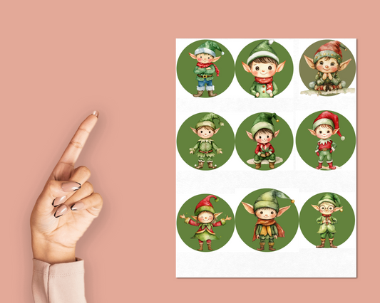 Elves Sticker Sheet
