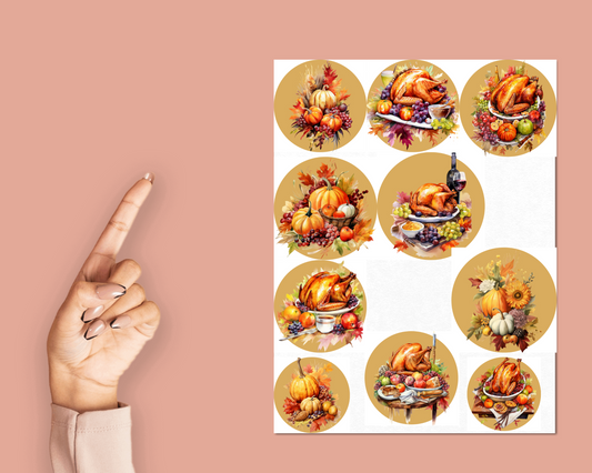 Thanksgiving Sticker Sheet