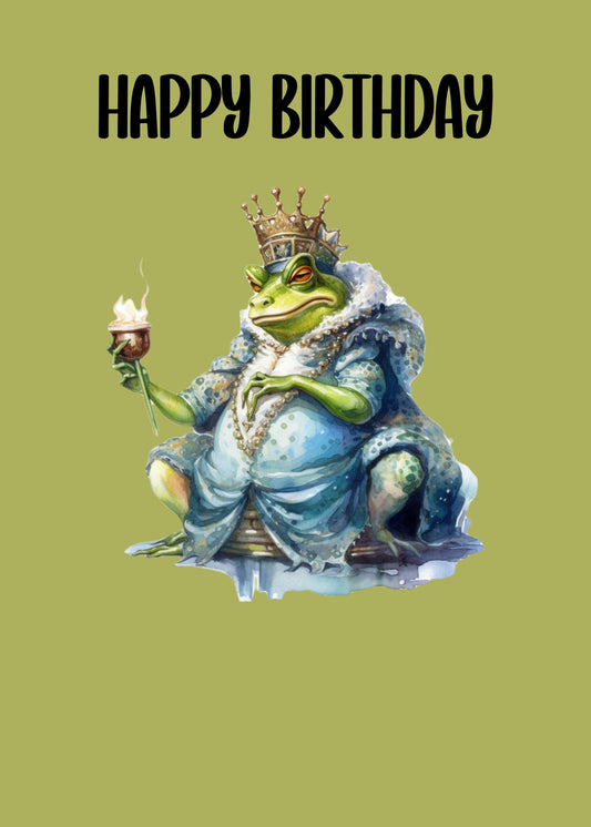Frog Birthday Card