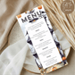 Halloween Menu