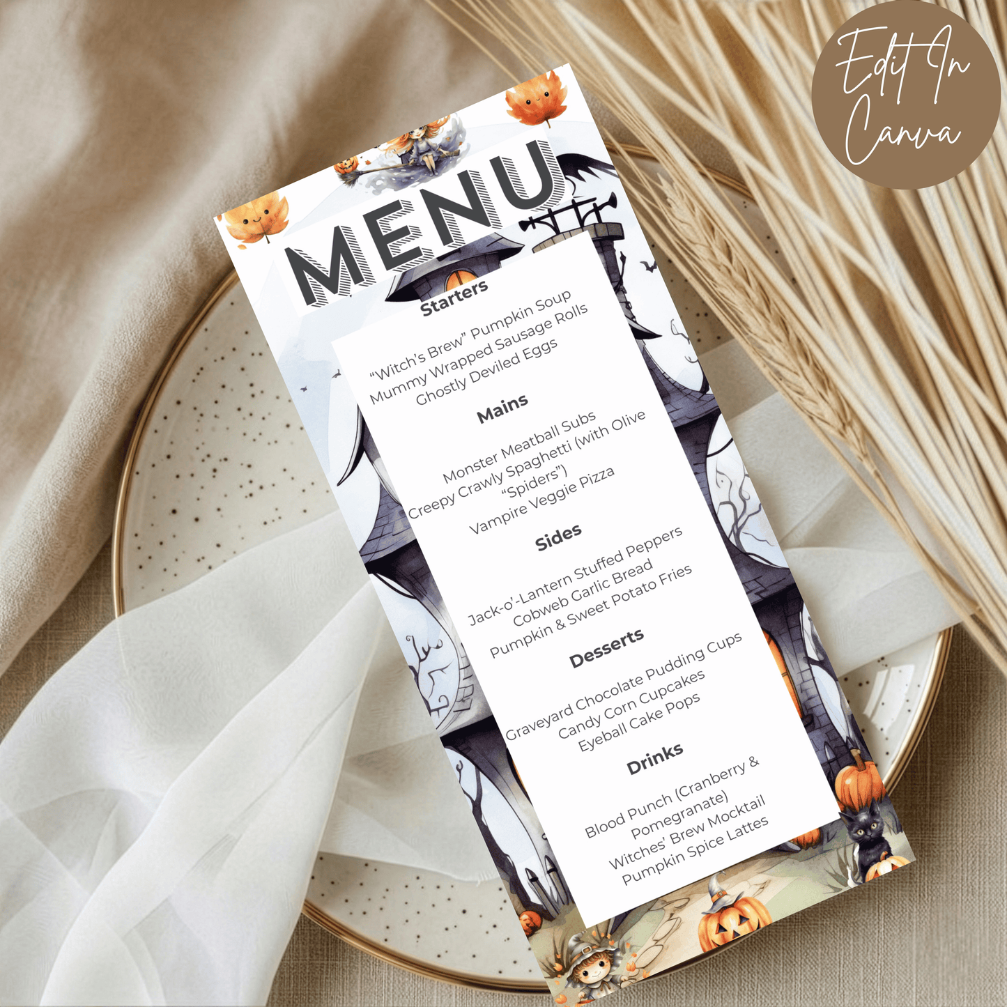 Halloween Menu
