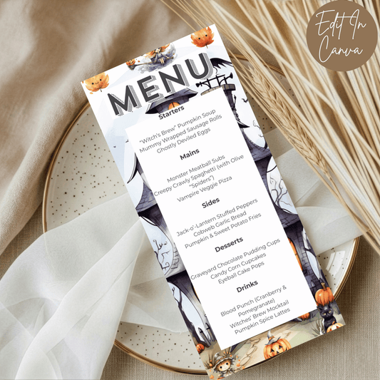 Halloween Menu