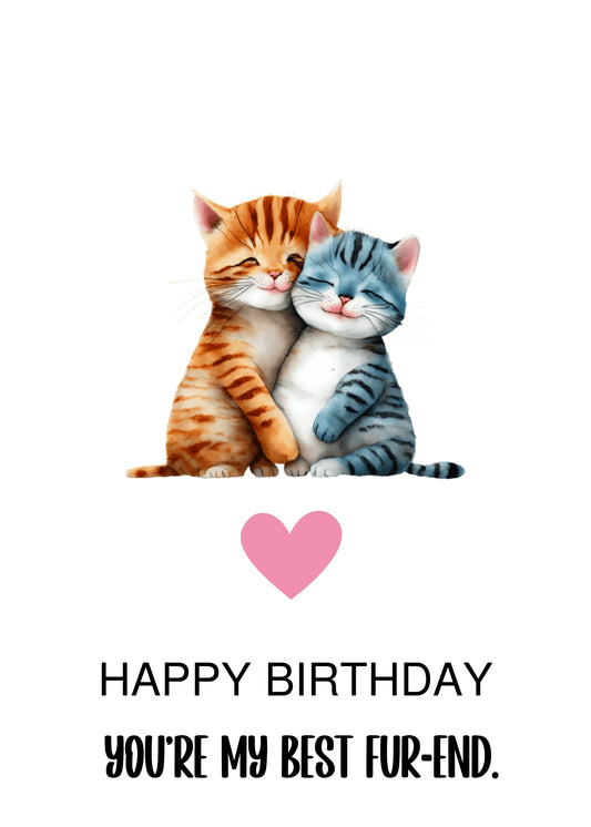 Cute Cats Birthday Card