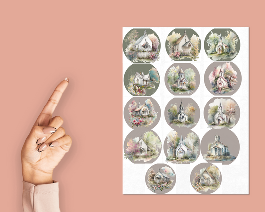 Houses Sticker Sheet