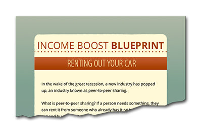 Income Boost Blueprint Renting Out Your Car