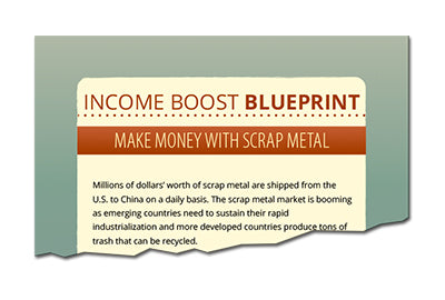 Income Boost Blueprint Make Money With Scrap Metal