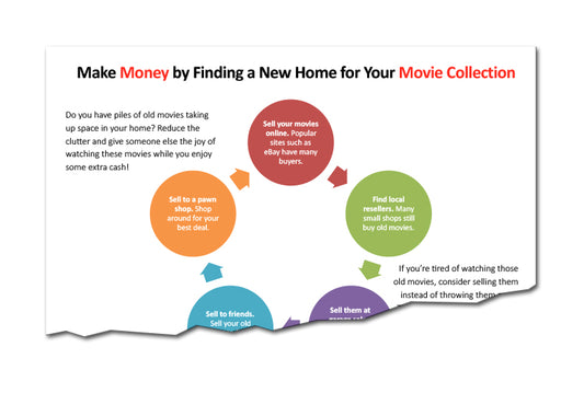 Make Money By Finding A New Home For Your Movie Collection