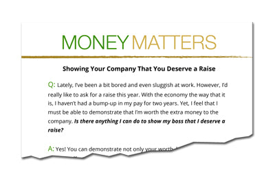 Money Matters Showing Your Company That You Deserve A Raise