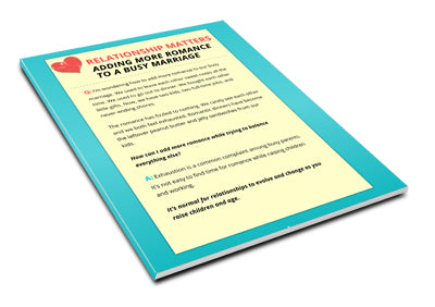 Relationship Matters Adding More Romance To A Busy Marriage