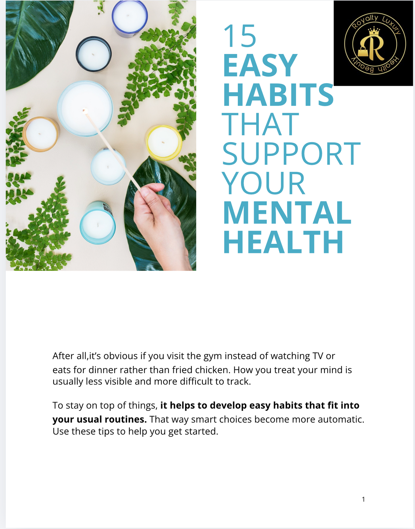 15 Easy Habits That Support Your Mental Health