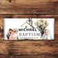 Baptism Aldi Chocolate Bar Wrapper