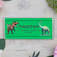 8th Birthday Chocolate Bar Wrapper Male