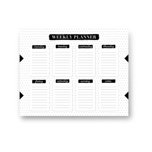 Weekly Planner Floral Design