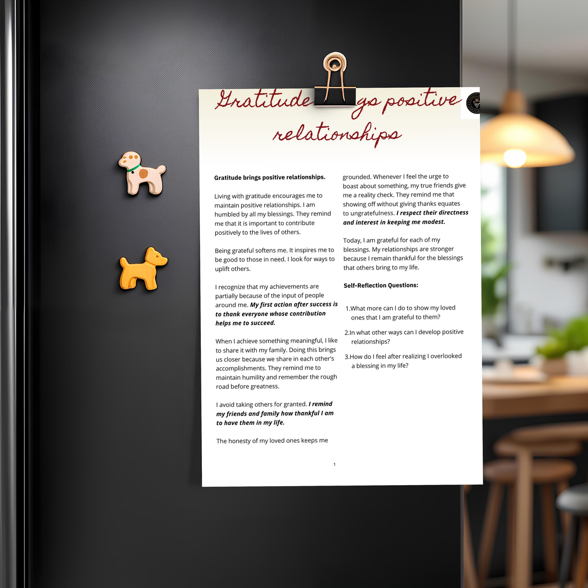 Relationship Gratitude Affirmation