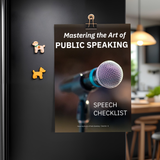Mastering The Art of Public Speaking Speech Checklist