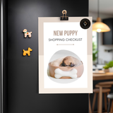 New Puppy Shopping Checklist