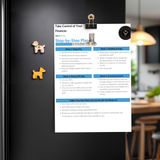 Take Control of Your Finances With A 30-Day step-By-Step Plan Checklist